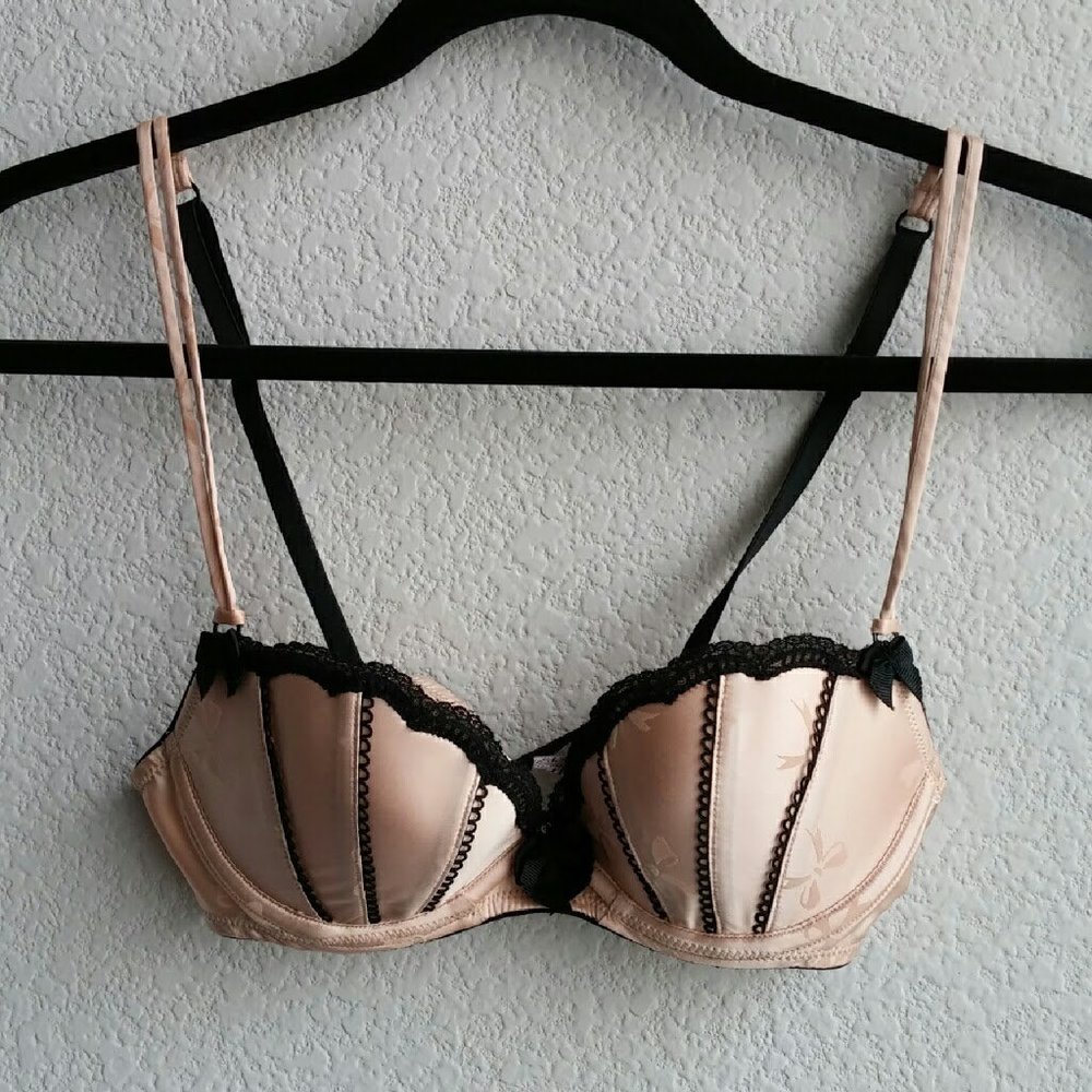 VS French Maid Inspired Satin Pushup Bra